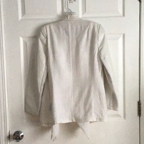 💥💥 LAMORQUE 💥💥.        LINEN & LEATHER JACKET - Picture 2 of 8